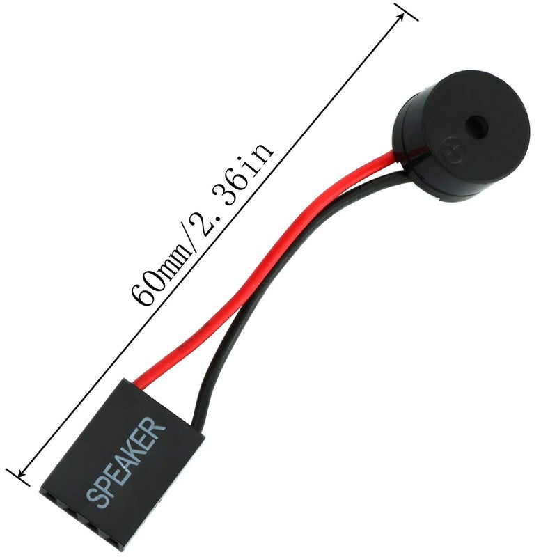 RuiLing 3-Pack Computer Motherboard Alarm Buzzer BIOS Beep Internal PC Speaker 60mm - Image 2